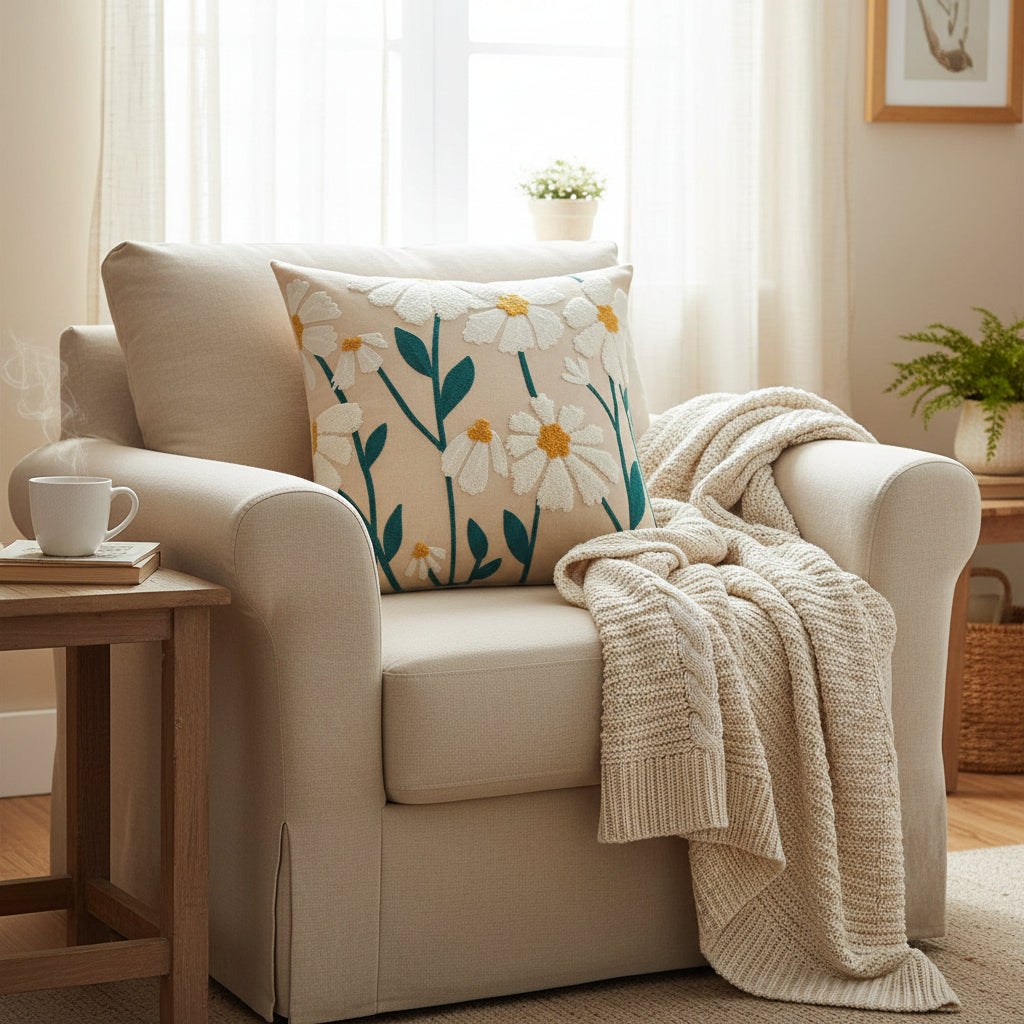 Housse de coussin DAISY